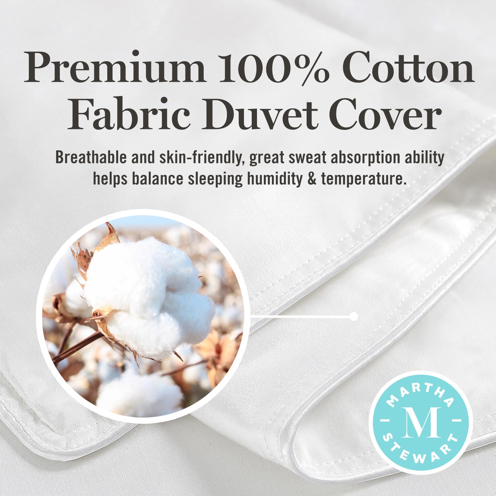 Amazon.com: Martha Stewart Goose Feather Down Fiber Cotton